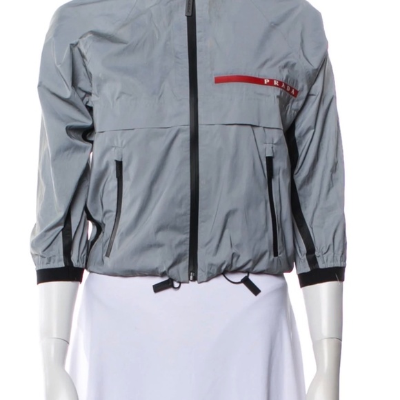 Prada Linea Rossa silver Reflex jacket XS - Picture 2 of 9